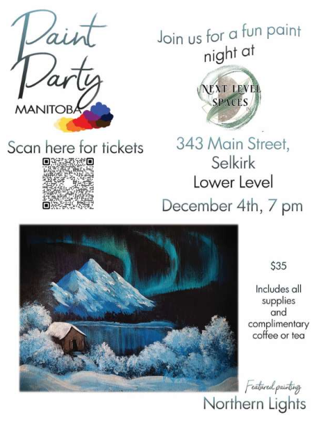 Upcoming Events nls paint nite